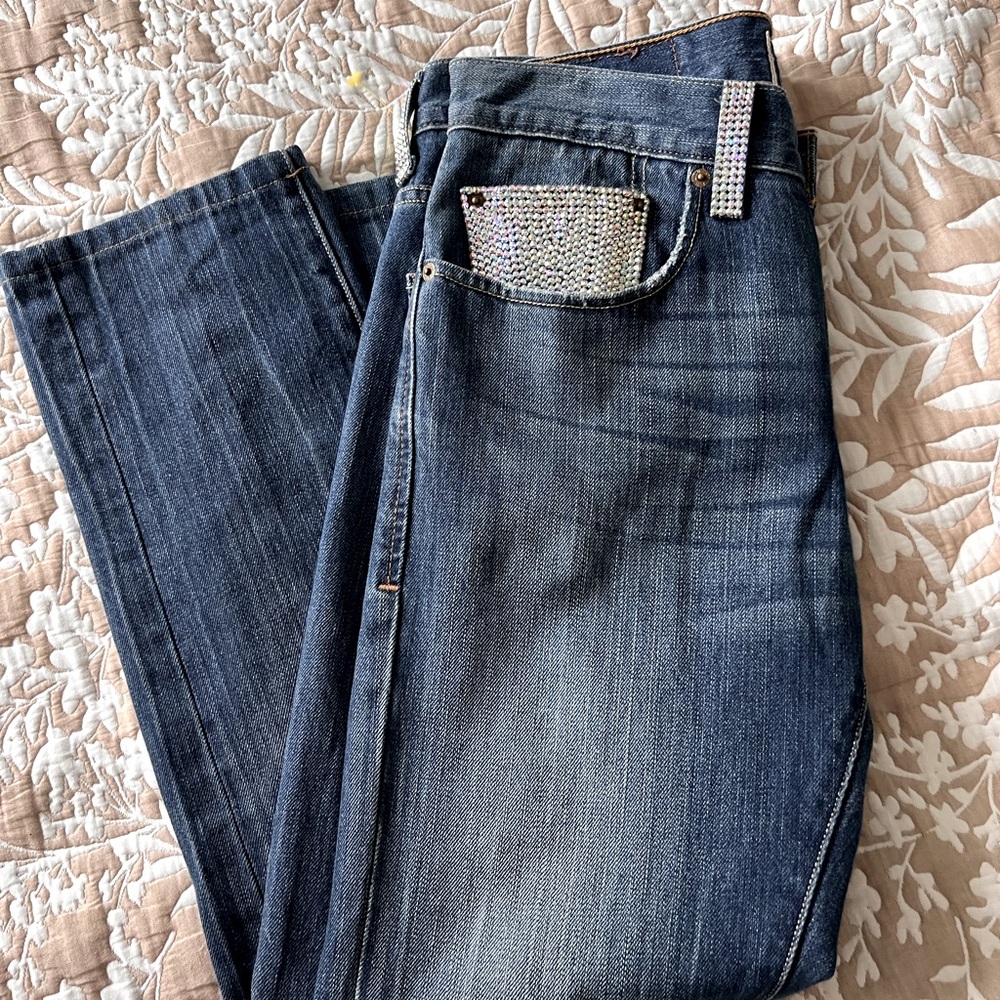 Re-worked Levi jeans 👖